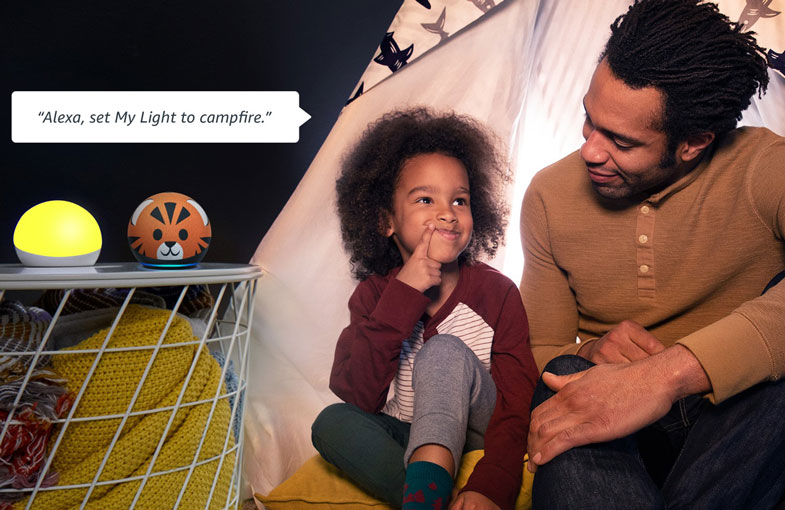 Amazon Echo Glow Multicolor Smart Lamp for Kids