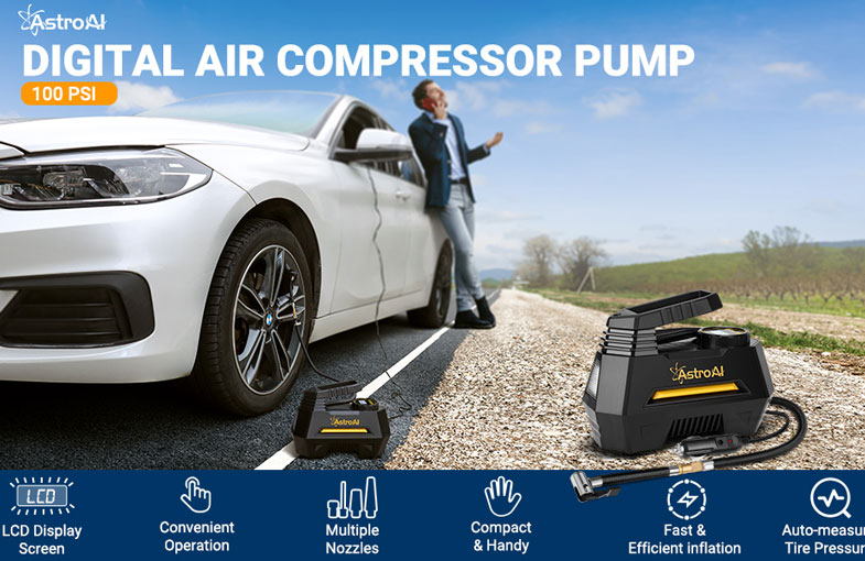 AstroAI Air Compressor Tire Inflator Portable Air Pump
