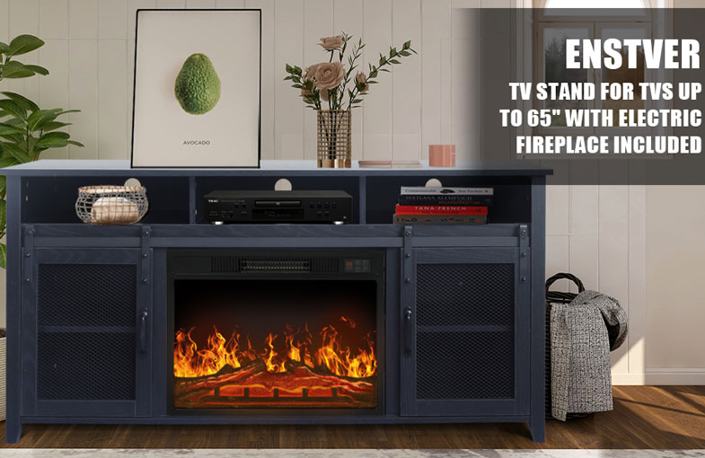 ENSTVER-TV-Stand-for-TVs-with-Electric-Fireplace